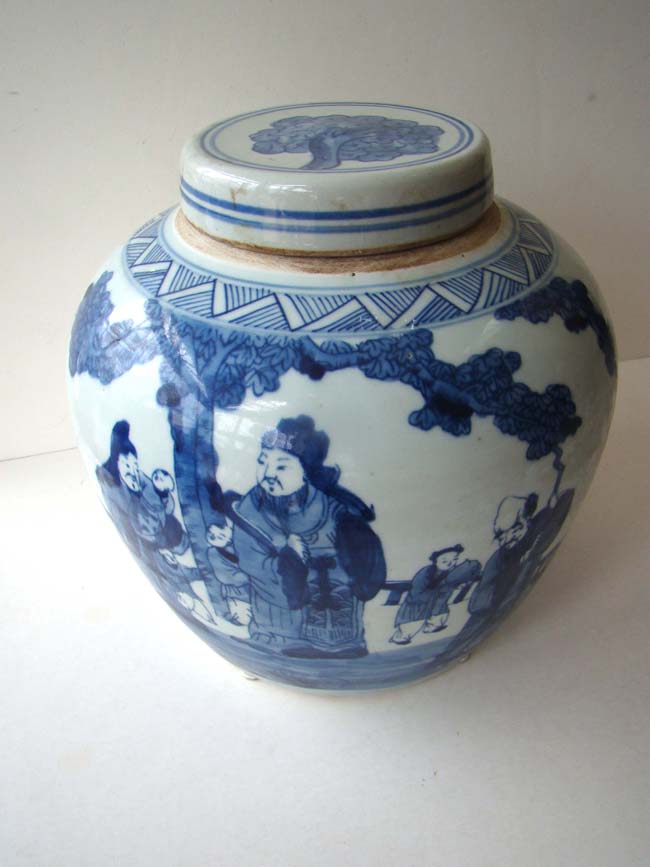 A large 19th Chinese Ginger Jar